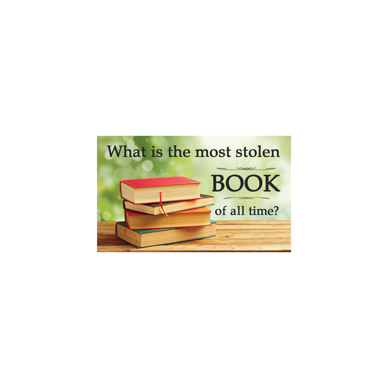 Most Stolen Book Tract (Pack of 100)